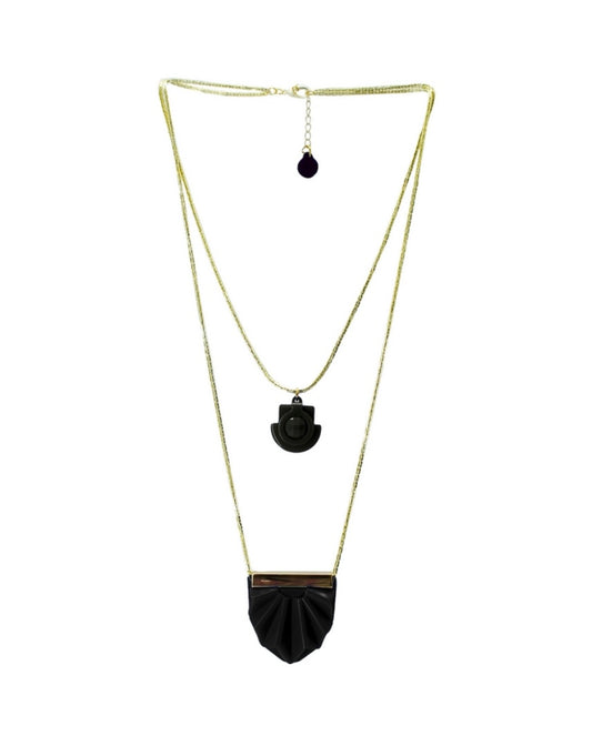 Necklace Double Charm Papyrus