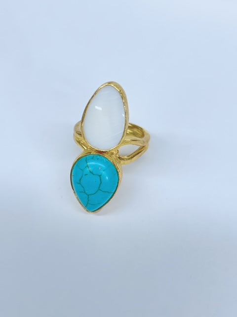 Dual Mineral Ring
